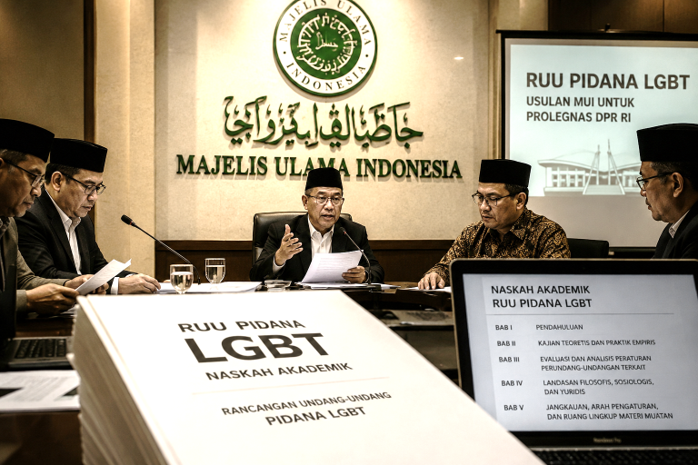 Gambar MUI Siapkan Naskah Akademik RUU Pidana LGBT, Targetkan Masuk Prolegnas DPR RI - mui siapkan naskah akademik ruu
