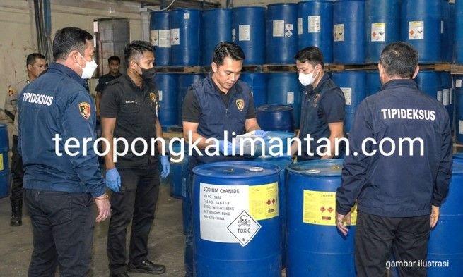 Gambar Bareskrim Polri Kembangkan Kasus 18,1 Ton Sianida Ilegal ke Kalimantan Tengah, Diduga Dipasok ke Jaringan PETI - ba...