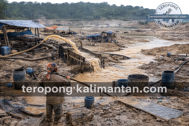 Gambar Tambang Emas Ilegal Diduga Rugikan Negara Triliunan Rupiah, Kerusakan Lingkungan dan Ancaman Sosial Terus Menguat -...