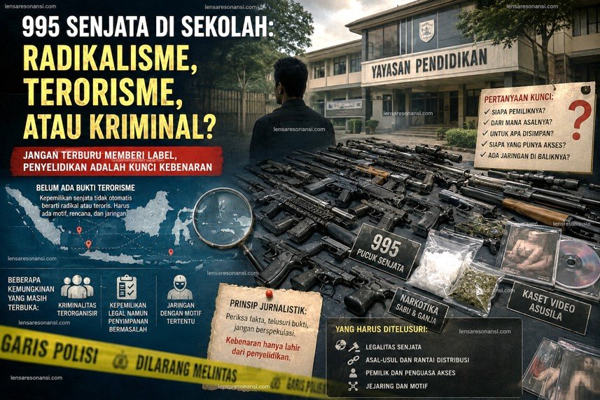 995 Senjata di Sekolah: Radikalisme, Terorisme, atau Kriminal?