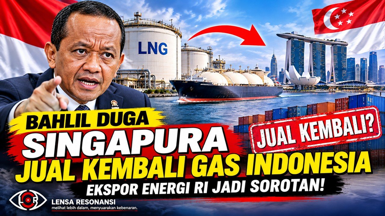 Bahlil Duga Singapura Jual Kembali Gas Indonesia, Ekspor Energi RI Jadi Sorotan