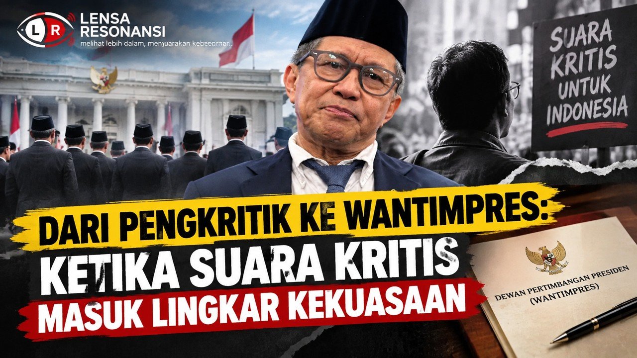 Dari Pengkritik Kekuasaan ke Lingkar Istana: Ketika Kritik Mendapat Kursi di Wantimpres