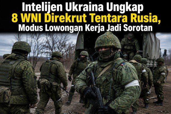 Intelijen Ukraina Ungkap 8 WNI Direkrut Tentara Rusia, Modus Lowongan Kerja Jadi Sorotan