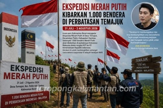 Gambar Ifan Seventeen Dukung Ekspedisi Merah Putih di Perbatasan Temajuk, Sebut Gerakan Bangkitkan Nasionalisme - ifan sev...