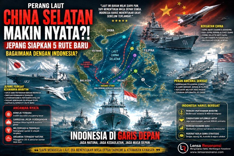 Laut China Selatan Makin Tegang, Bagaimana Posisi Indonesia?
