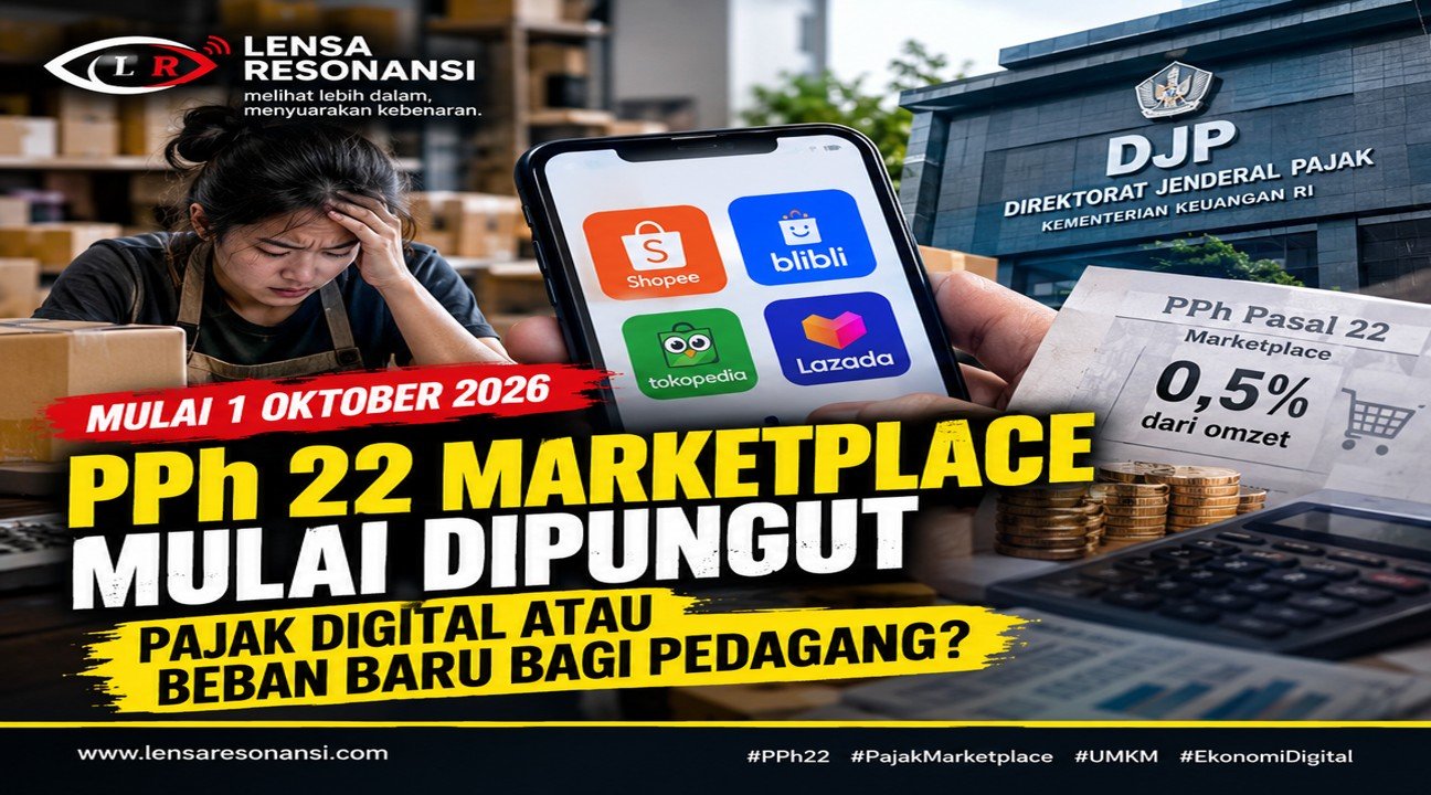 PPh 22 Marketplace Mulai Dipungut: Pajak Digital atau Beban Baru bagi Pedagang?