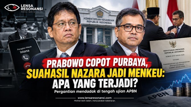 Gambar Prabowo Copot Purbaya, Suahasil Nazara Ambil Alih Kemenkeu: Pergantian Mendadak di Tengah Ujian APBN - Purbaya