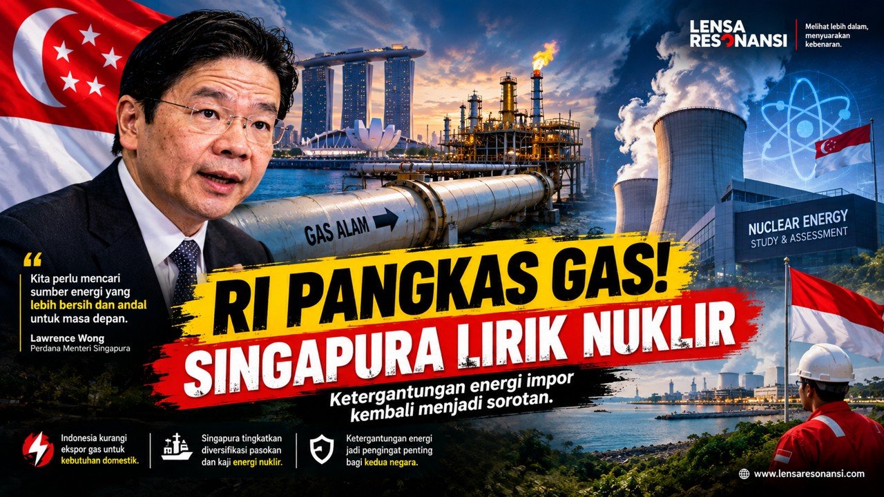 RI Pangkas Ekspor Gas, Singapura Lirik Reaktor Nuklir: Alarm Ketergantungan Energi?