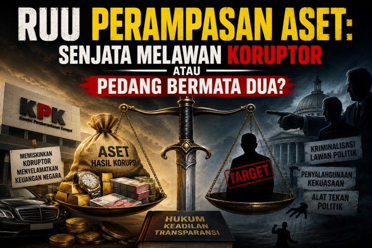 RUU Perampasan Aset: Senjata Melawan Koruptor atau Pedang Bermata Dua?