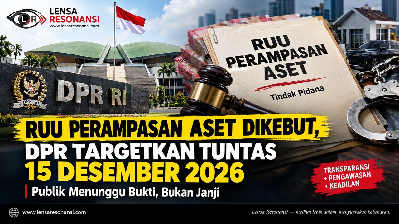Gambar RUU Perampasan Aset Dikebut, DPR Targetkan Tuntas 15 Desember 2026: Publik Menunggu Bukti, Bukan Janji - RUU Peramp...
