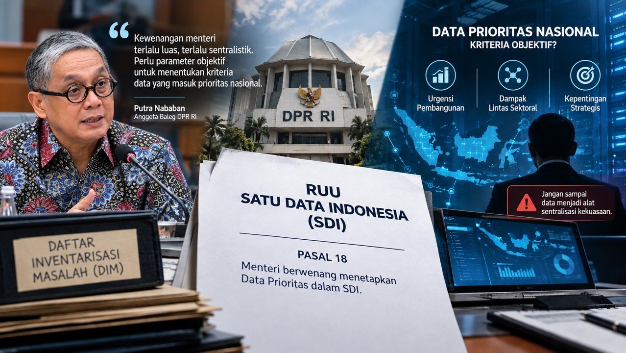 RUU Satu Data Indonesia dan Ancaman Sentralisasi Data: Siapa yang Menentukan Data Prioritas Nasional?