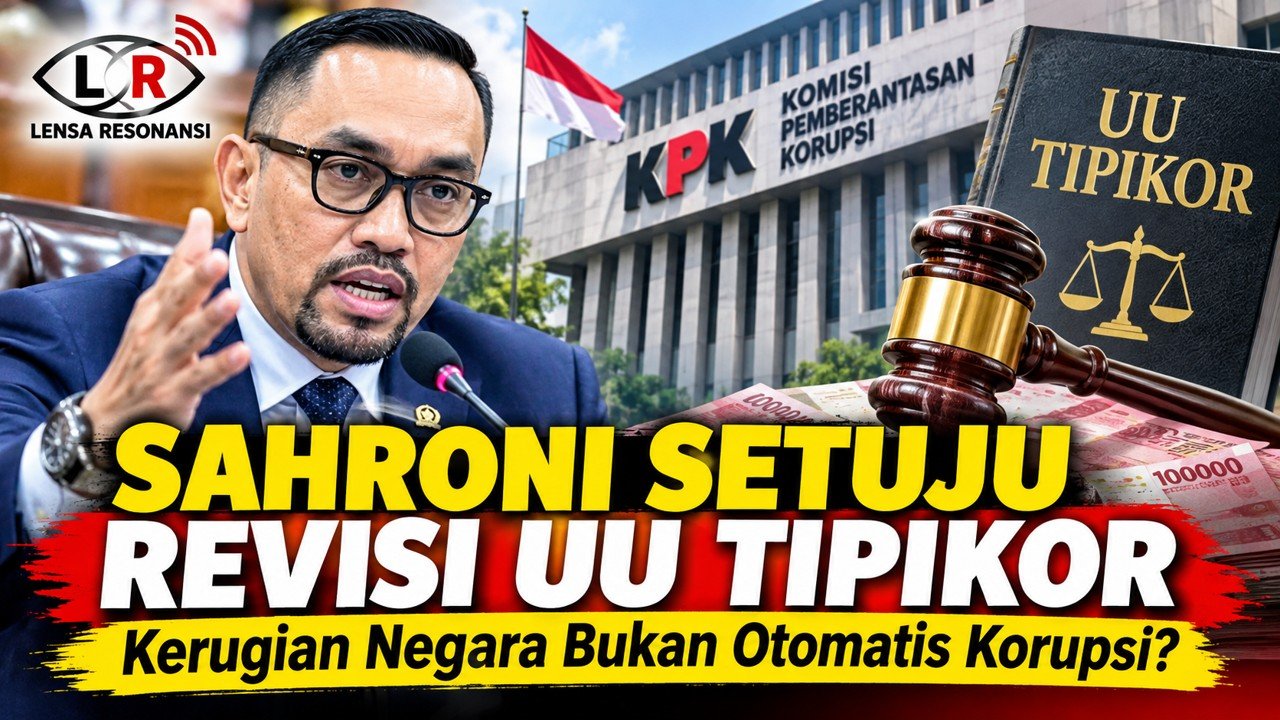 Sahroni Setuju Revisi UU Tipikor, Kerugian Negara Bukan Otomatis Korupsi