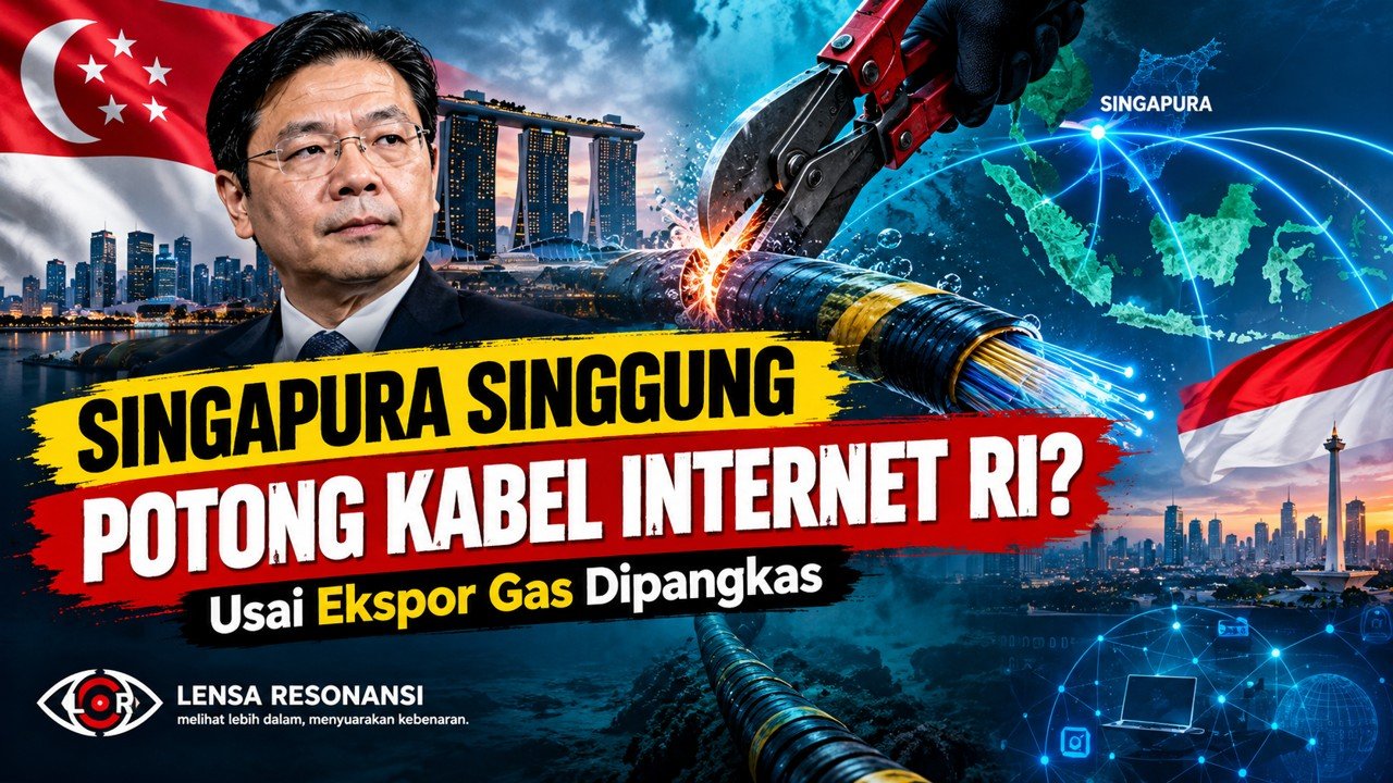 Gambar Singapura Singgung Pemutusan Kabel Internet RI Usai Ekspor Gas Dipangkas, Indonesia Punya Kartu Balik? - Kabel Inte...